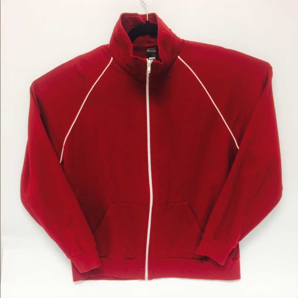 Obey Red "Take Action" Zip Up Jacket Size XL